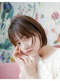 ★くびレイヤーエモージュイメチェンアッシュベージュ小顔カット
