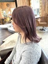ヘアラウンジ アングゥ(hair lounge ungu)&nbsp;ローズピンクカラー