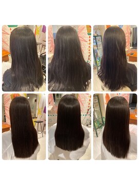 ハロー  三軒茶屋(hair Hello) セミロングストレート