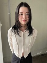 カシェ ナカザキ(CACHE NAKAZAKI)&nbsp;レイヤーカット/くすみブラウン/ミディアム