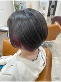 インナーカラー　赤