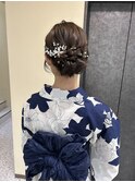 大人かわいい浴衣アップ＊