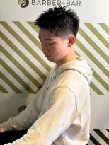 バーバーバー アカバネ(BARBER-BAR AKABANE)&nbsp;爽やかベリショ クルーカット アップスタイル フェード#1