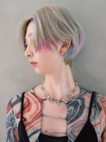 アルバム 銀座(ALBUM GINZA)&nbsp;透明感カラーピンクヘアー小顔ピンクグレープフルーツ_ba534991