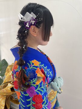 ヘアーアンドメイクアップモパ 卒業式ヘア