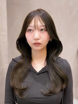 フィー 北千住店(fee)&nbsp;［柴尾style］イメチェン/くびれ/ロング/オリーブグレー/小顔