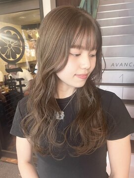 アヴァンス 難波店(AVANCE.) ミルクティーベージュ×透明感