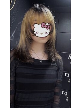 ジーナ 名駅(XENA.) 《XENA/YURI48》レイヤーカット/デザインカラー/エンドカラー