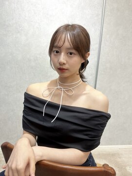 アソビ(Asobi) 【ブリーチなし】結んでもかわいいおくれ毛カット