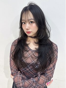 ユーフォリア 渋谷グランデ(Euphoria SHIBUYA GRANDE) 韓国ヘア レイヤーカット 顔周りカット 髪質改善 SAYAKA