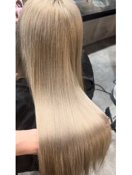 メゾン 心斎橋店(Maison) ブリーチ/ダブルカラー/心斎橋/ミルクティーベージュ