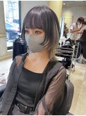 ネオウルフ　フェイクブラック　インナーカラーシルバー
