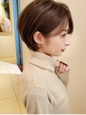 ショートボブ ショートヘア 30代40代 小顔 大人 丸み