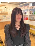 ロングレイヤー×艶カラー　【京橋・都島】