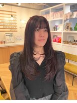 アイビー ジュール(IVY joure) ロングレイヤー×艶カラー　【京橋・都島】