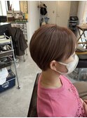 アプリコットオレンジ×ハンサムショート