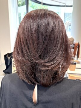 アンベリールフルー(EMBELLIR fleur) ふんわり×柔らかなカラー◎レイヤーボブ