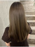 白髪染め対応可◎オリーブベージュ×ミネコラ×ローレイヤー