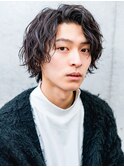 【LIPPS天神】ミディアム波巻きパーマ