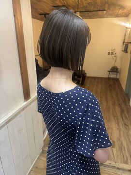 ヘアーデザインハル(hair desigin hal) ぱっつんボブ
