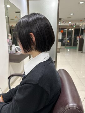 クロップ エス 茅ヶ崎本店(crop es) ショートボブ