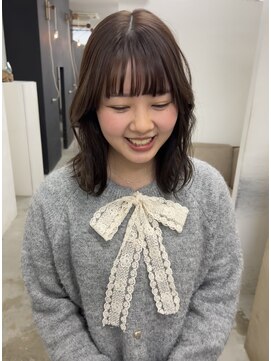 キー(kii) 透明感カラー/福岡美容室/ベージュ/半個室サロン/今泉美容室