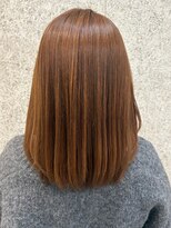 ガーディナ(Gardina) ブラウンベージュカラー 髪質改善トリートメント ストレート