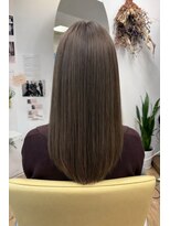 カットサロン ウシジマ(CUT SALON USHIJIMA)&nbsp;【時短髪質改善METEOカラー艶髪ストレートサンドベージュ】