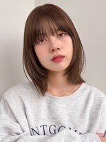 ラフ フロム ガーデン(Laf from GARDEN)&nbsp;ボブ/レイヤーカット/顔周りカット/ベージュ/透明感カラー