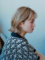 ヘアアンドリラクゼーション シャッセ(Hair&Relaxation SASE) ハイトーン外ハネボブ