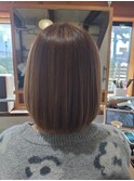 ナチュラル艶ハイトーンストレート