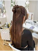 カチモリハーフアップ【京都/ヘアセット/着付け/ヘアメイク】