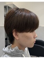 ビカム 名駅EAST(become) ブラウンカラーラウンドマッシュ/ナチュラル/シースルー/名古屋