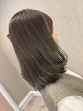 《*オリーブグレージュ*》ブリーチなしで手に入る透明感☆韓国ヘアにも大人気☆[岩手] byらん