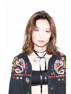 アンドコー(Andco) 【Andco】ロブ ベージュカラー グラデーションカラー