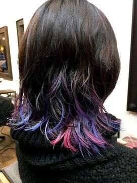 コレット ヘアー 大通(Colette hair) ユニコーン×グラデーション×ダメージレスブリーチ