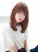 レイヤー 小顔 重軽スタイル