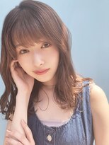 ベルベットオンザビーチ 表参道 原宿(Velvet on the Beach)&nbsp;夏のイメチェン！！フォギーベージュ×ゆる巻きミディ