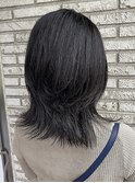 ミディアムレイヤースタイル