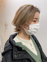 グーフィートーキョー 銀座(Goofy Tokyo)&nbsp;シークレットハイライト/ハイトーンベージュ/マッシュウルフ