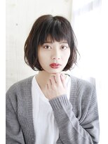 エトレプラスエヌ(ETTORE+n)&nbsp;20代30代40代　コクがあってキレもいい暗色ボブ【西大寺】＃545