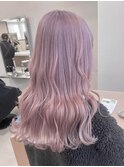 K210_ホワイトピンク ブリーチ2回~
