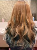 緩めカールの巻き下ろし
