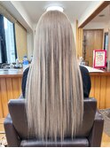 エクステロング　細め黒メッシュ