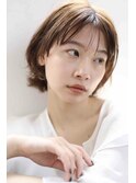 外ハネくびれボブ