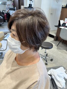 ラママ(Ra.Mama) 大人ふんわりショート/30代/40代