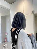 ガリカ シーム(Gallica/SEAM)&nbsp;【川辺晴加】内巻きボブx寒色系カラー/サーフェスカラー