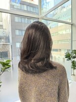 ザックギンザ(ZACC ginza)&nbsp;ヘーゼルベージュ/ブリーチなし/ワンカールレイヤー/ミディアム
