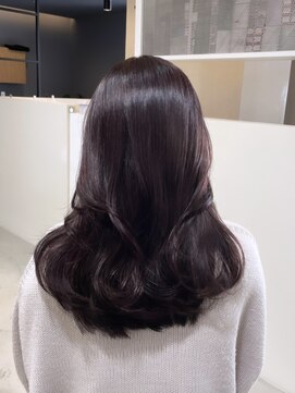 ライリー(riley) 透け感ピンクラベンダー