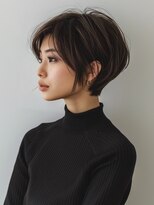 アルトリスト(Altruist Aging×HAIR&SPA)&nbsp;★ダークアッシュ大人ガーリーボブ着物似合わせカット/髪質改善